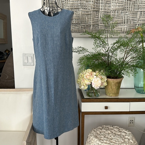 NWT AKRIS Linen Dress, Fully Lined - Picture 1 of 11